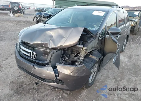 2015 Honda Odyssey Ex из США, поврежденный, VIN 5FNRL5H4XFB054497